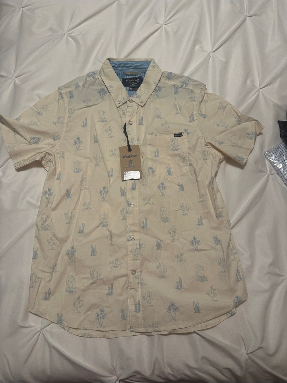 CHUBBIES- brand new Men’s button down. “Cactus 🌵 makes perfect Friday shirt”